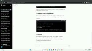 delete method in python