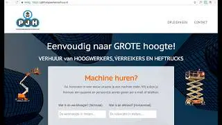 PJH Hoogwerker - Hulp nodig bij machine huren?