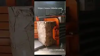 800kg Carboard  Horizontal Baler Machine