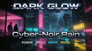 Lost in the Dark Glow (Cyber-Noir Rain) MUSIC VIDEO