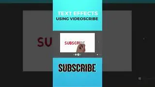 Subscribe Text Effect Tutorial in VideoScribe 2022 By Aligraphics