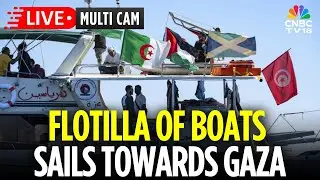 Freedom Flotilla Coalition LIVE: Israel Intercepts Gaza-Bound Aid Flotilla, Activists Detained |N18G