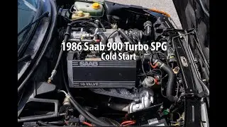 1986 Saab 900 Turbo SPG - Cold Start