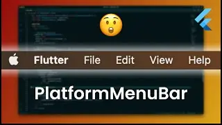 Flutter: PlatformMenuBar