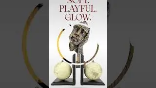 Aesthetic Home Decor Setup &ndash; Cozy Lamps, Vintage Bookends, Groot Planter, Romantic Decor &Sculptures