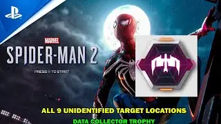 Marvel spider man 2 walkthrough - All 9 Unidentified target locations - Data collector trophy