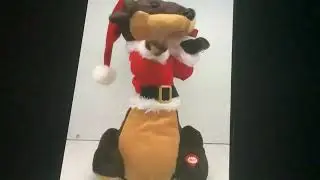Animated kids of America, Santa dog animated, dancing,  let&rsquo;s twist again￼.