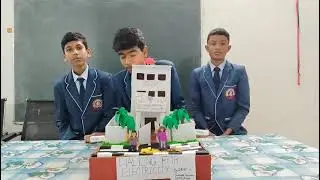 Walking for electricity #peziosensor Working model made by the Students Physics model #workingmodel
