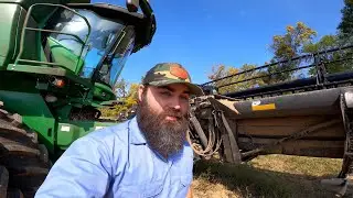 John Deere S680 Busted Rim!!
