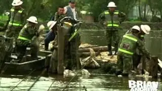 Flooding near Bogota, Colombia