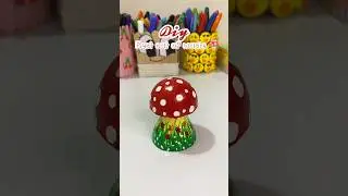 Best Out of Waste DIY 🍄 Make This Magical Mushroom Craft at Home #shorts  #craft  #diy #easy #cute