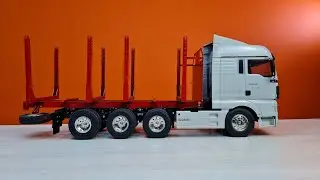 MAN 8x6 на радиоуправлении ... Лесовоз готов!