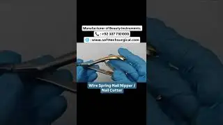 Nail Nipper With Wire Spring | Soft Tech Surgical &ndash; Toe Nail Cutter Manufacturer & Beauty Tools OEM