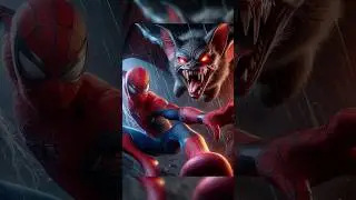 Spider-Man vs Hybrid Animals 💥😱 #animals #marvel #avengers #ronaldo #messi