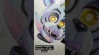 Tyy Guys!! #fivenightsatfreddys #fnaf #art #viral #artist #reveal #roxanne #roxannewolf #roxy #sb