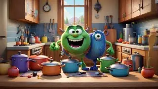 The Giggle Monster &ndash; Can You Stop Laughing | Funny Kids Song | Silly Monster Rhyme