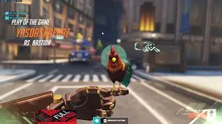 22K DMG! POTG! Season 2 Bastion Buff - SUREFOUR INSANE BASTION GAMEPLAY OVERWATCH 2