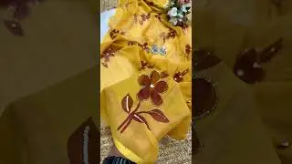 simple decent look designer wear sarees 💫🤗🤗#viralvideo #georgettesaree #unique #designer #ytshorts