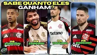 🚨REVELADO QUANTO GANHA OS JOGADORES DO FLAMENGO 2026🤔