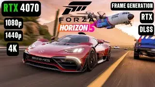 Forza Horizon 5 RTX 4070 FPS TEST | RTX 4070 & i5 12400F Benchmark 1080p/1440p/4K