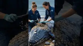 Whale Saved After Being Covered in Barnacles #marine activism #marine stewards #ocean activism