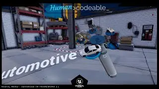 AVR 2.1 - Radial Menu Teleportation & Level Transition inside Unreal Engine 4