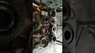 International 9800 ремонт коробки zf 5s 150