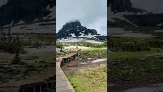 Logan Pass, Glacier National Park  #mountains #travel #travelvlog #scenicviews #glaciernationalpark