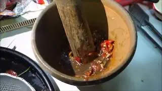 Roasted Tomato Pepper Sauce Laos Food Recipe