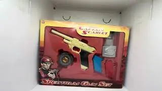 Vintage Bandai 2005 Gerry Andersons New Captain Scarlet Spectrum Gun Set - In The Original Box