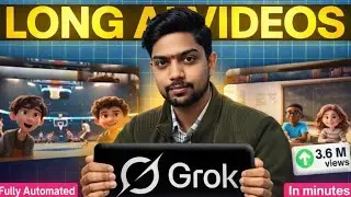 How i created free Ai long videos using Grok | 