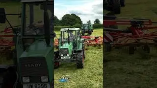 Fendt 307 on the rake and 714 on the fusion at silage #arimagery #farming #agriculture