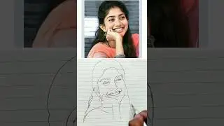 sai pallavi drawing (@kalakritikibaatRamanArt ) #art  #viral #shorts #trending #saipallavi