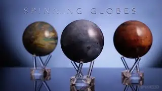 Spinning Globes from ThinkGeek