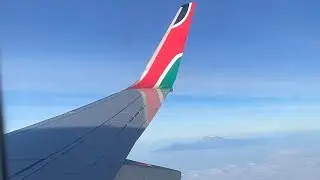 First flying overhead Mount Kilimanjaro 