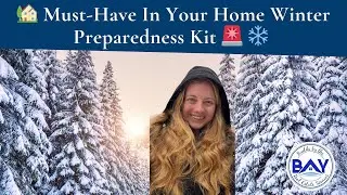 Must Have In Your Home Winter Preparedness Kit