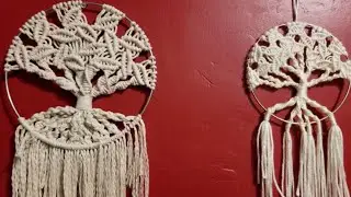 Tree of Life - Macrame Wall Hanging | Dream-catcher 绳编生命之树