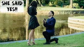 SHE SAID YES!! MOST ROMANTIC PROPOSAL EVER!
