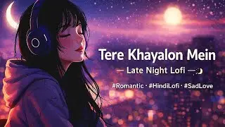 Tere Khayalon Mein ❤️ | Romantic Lofi Love Story | Hindi Poetry | Late Night Feelings