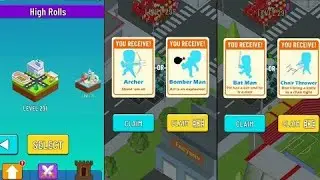 GANG CLASH HIGH ROLLS CITY - ALL LEVELS MAX LEVEL 310 [NEW] GAMEPLAY (ANDROID & IOS)
