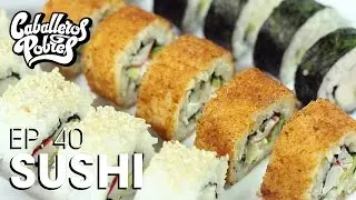 SUSHI ! ROLLO CALIFORNIA ! EMPANIZADO !!! CABALLEROS POBRES