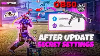Switch Access & TalkBack Settings Free Fire || 0% Recoil 95% Headshots || Brazil Settings 2025 ⚙️