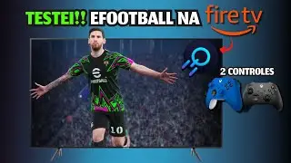 EFOOTBALL com 2 CONTROLES na FIRE TV via APP do BOOSTEROID CLOUD GAMING!!