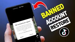 How To Recover TikTok Account Banned 2021 || Unban TikTok Account Restore Process