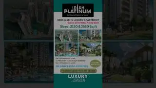 Irish Platinum 4 Bhk Luxury Apartments in Noida Extension, Sector 10 #luxuryflatsinnoida