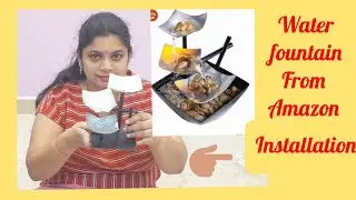 Finally ఎప్పటి నుంచి అనుకుంటున్న water fountain amazon lo tesukunanu @Sruthithoughtsandideas