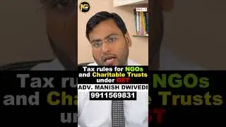NGOs and Charitable Trust Kai Tax Rule II Part 1