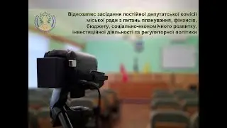 Засідання постійної комісії міської ради