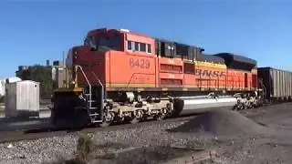 Another boring BNSF coal train with an awesome Nathan K5LLA horn!!