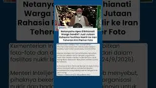 Israel Dikhianati Warga Sendiri! Iran Kini Pamer Miliki Dokumen Rahasia Nuklir Zionis, PM Diejek